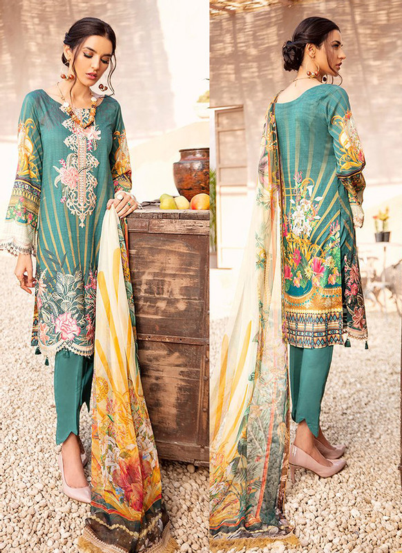 Dial N Fashion Green Designer Pakistani Style Salwar Suit