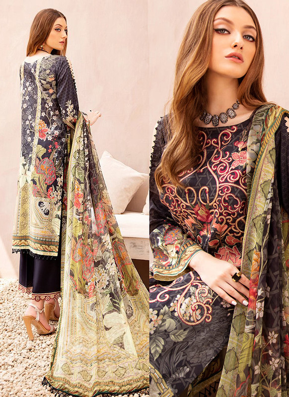Dial N Fashion Black Designer Pakistani Style Salwar Suit