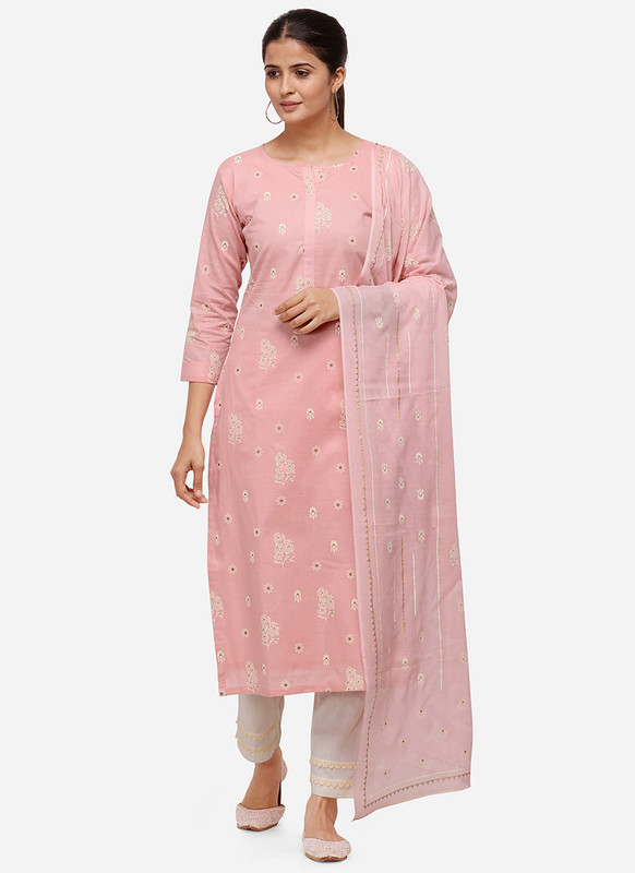 Dial N Fashion Pink Latest Designer Party Wear Salwar Suit