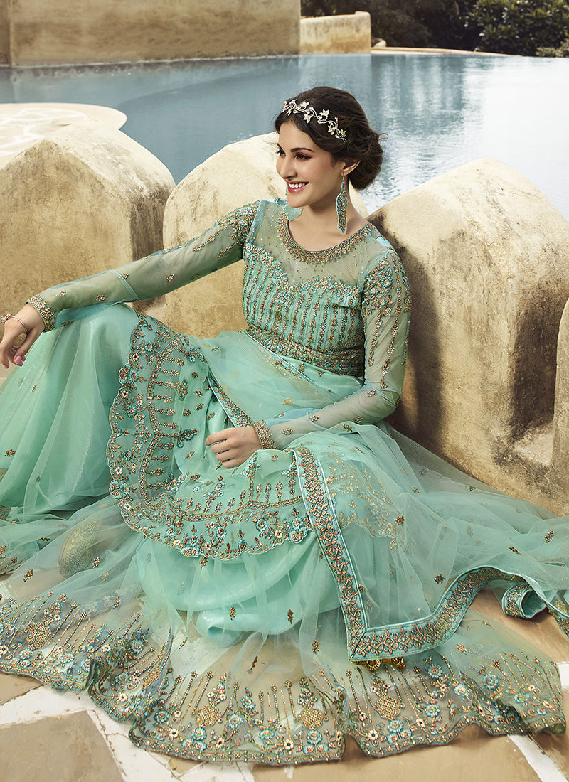 Glossy Amyra Shaivi Splendid Designer Wedding Wear Suit