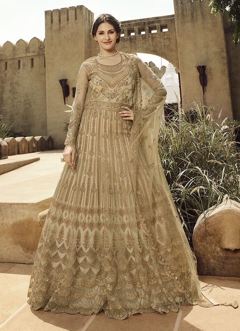 Glossy Amyra Shaivi Designer Wedding Wear Suit