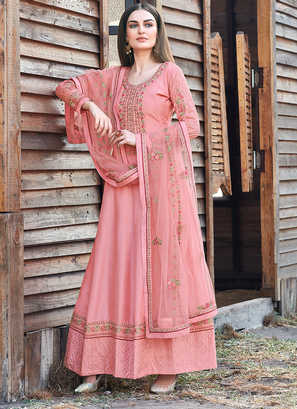 Bella Kashish Pink Designer Party Wear Salwar Kameez