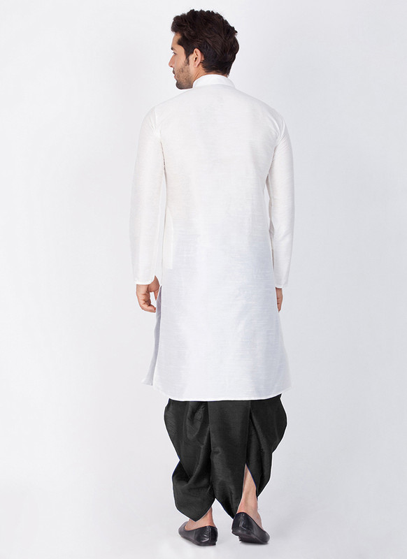 Dial N Fashion White  Readymade Dhoti Kurta