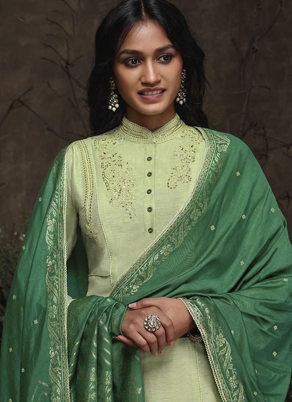 Jansi Noora Designer Pista Salwar Suit