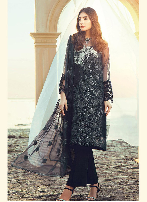 Dial N Fashion Blue  Heavy Designer Bridal Wear Salwar Suit