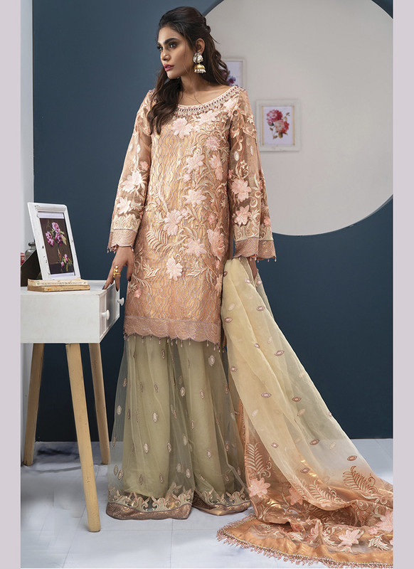 Dial N Fashion Multicolor  Heavy Designer Bridal Wear Salwar Suit