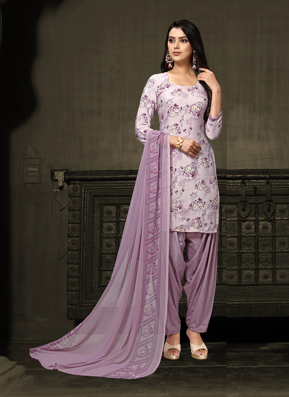 Dial N Fashion Light Purple  Designer Party Wear Salwar Suit
