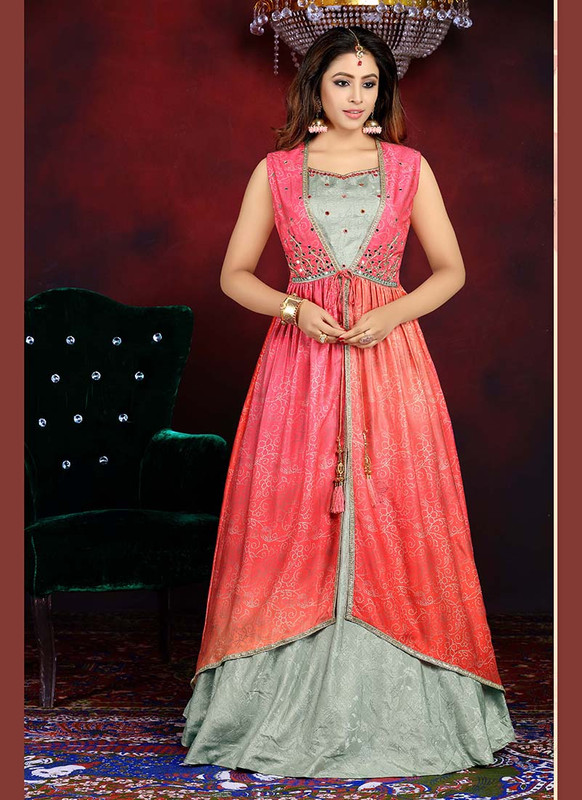 Dial N Fashion   Heavy Designer Traditional Wear Readymade Suit