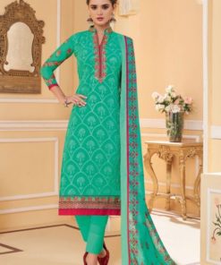 Dial N Fashion Green  Fancy Designer Party Wear Salwar Kameez Suit