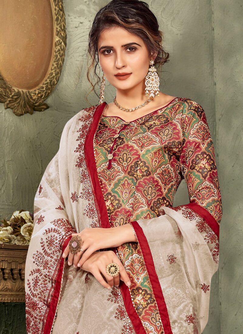 Queen Two Multi Colour Color Designer Pakistani Salwar Suit