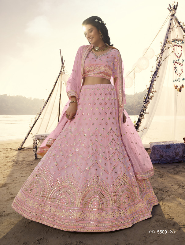 Arya Design Dial N Fashion Euphoria Pink Lehenga Choli