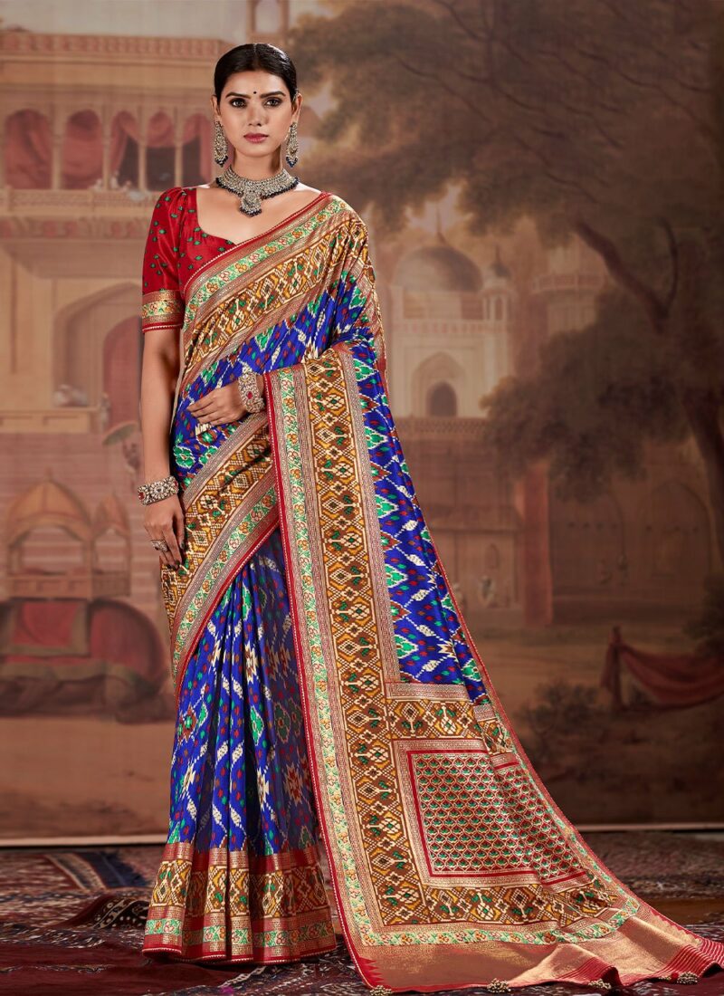 Blue Classic Saree For Casual