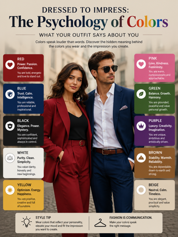 Color Psychology: What Your Outfit Says About You