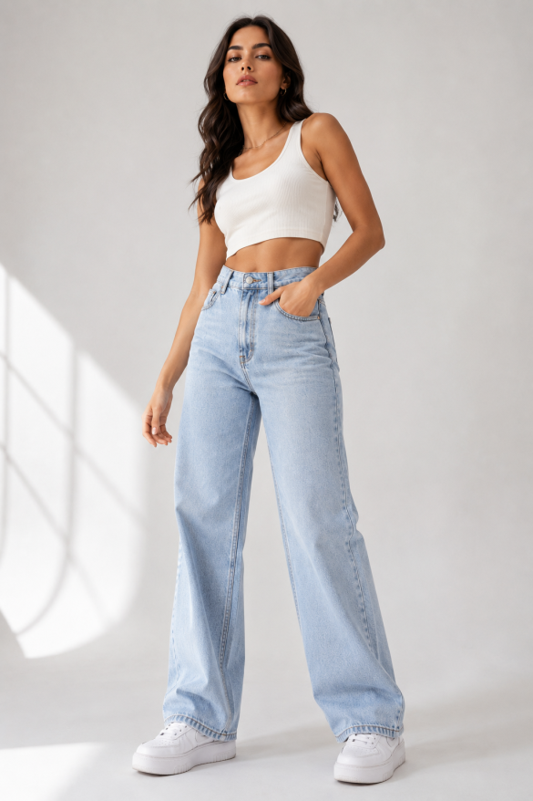 KOTTY Women’s High Waist Denim Jeans – Style, Comfort & Everyday Fashion